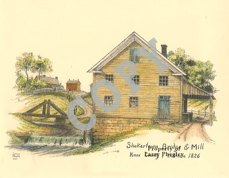 Shakertown Bridge and Mill